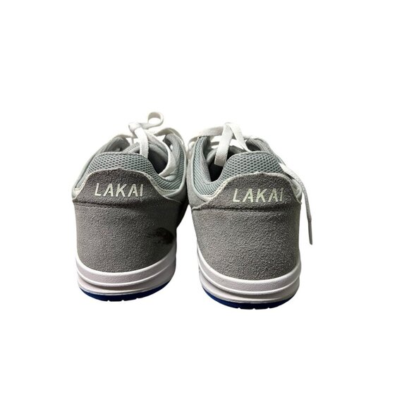 Lakai Telford Low Mens Skate Shoes Size 12 Gray & White Suede & Mesh *Read - Picture 6 of 15